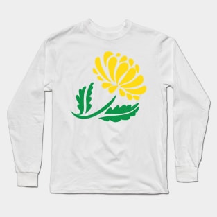 Alternate November Chrysanthemum symbol Long Sleeve T-Shirt